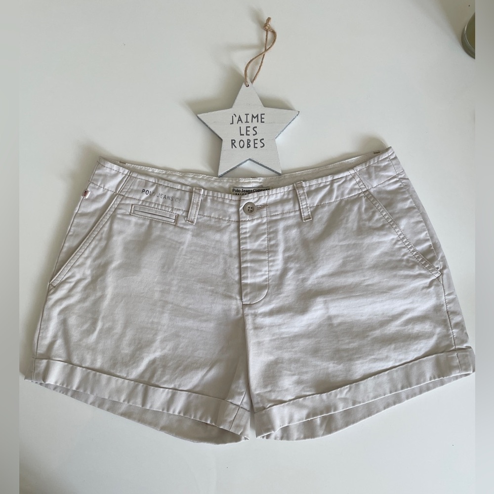 POLO by Ralph Lauren Women's Cream Shorts